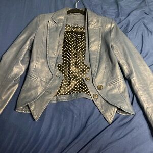 Chic Blue Women's Blazer